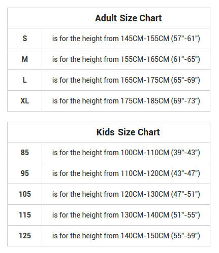 Onesie Size Chart Adults