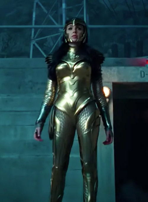wonder woman 1984 new gold armor suit